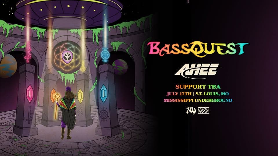 AHEE: Bassquest Tour flyer