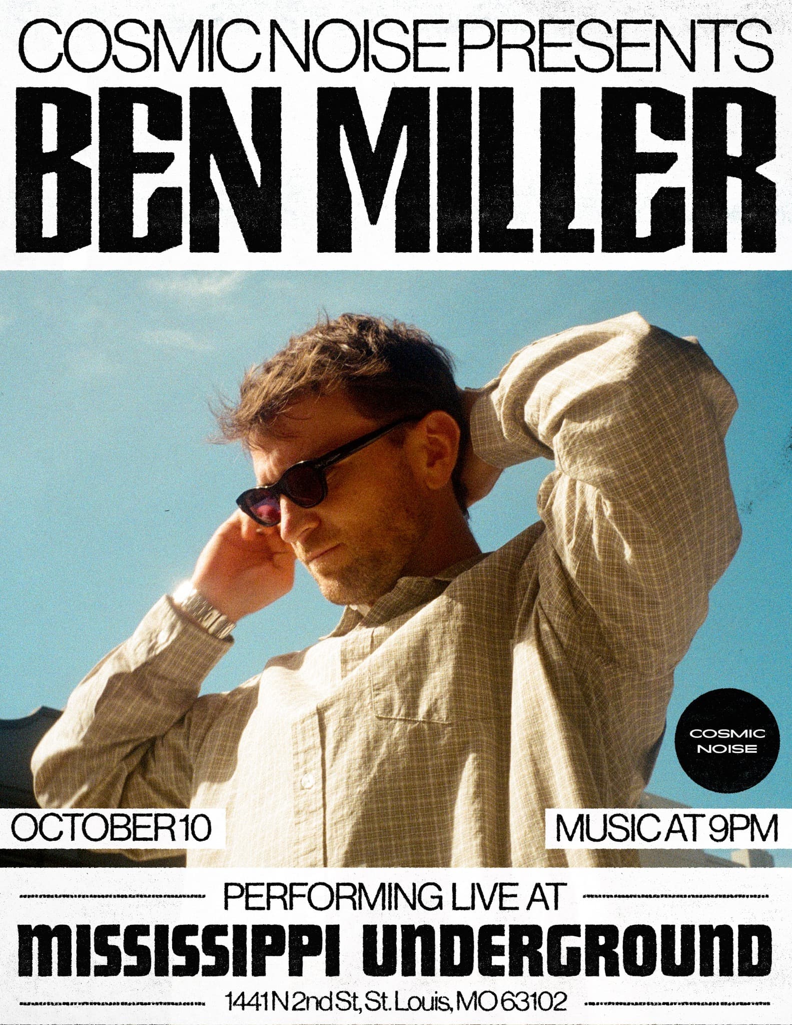 Ben Miller at Mississippi Underground flyer
