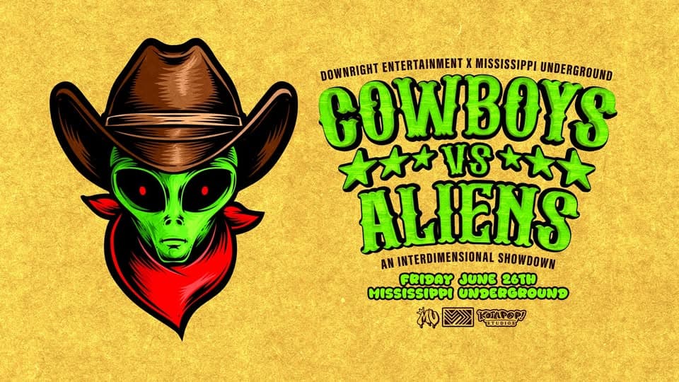 COWBOYS vs ALIENS flyer