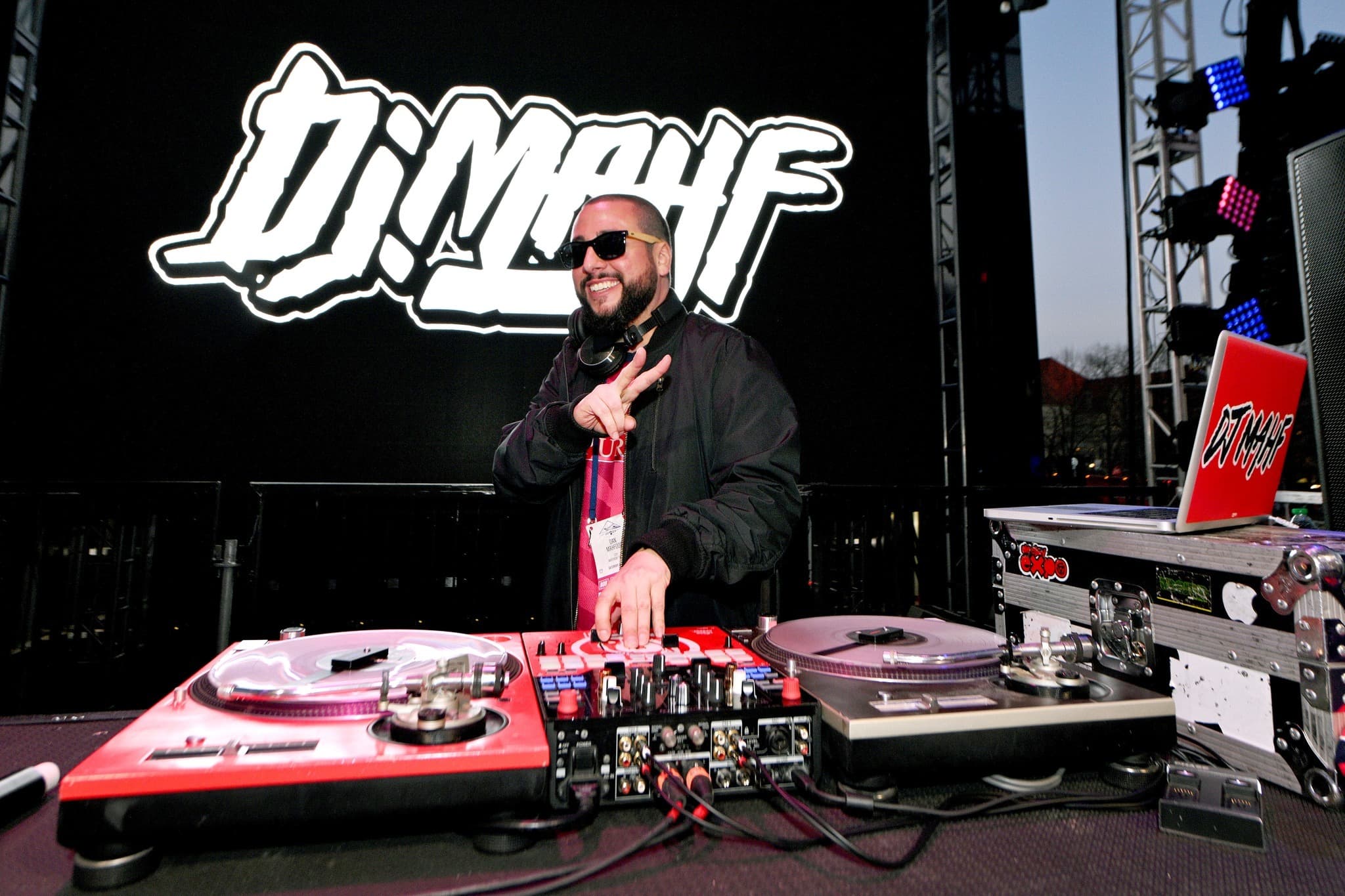 DJ Mahf at Atomic Lounge flyer