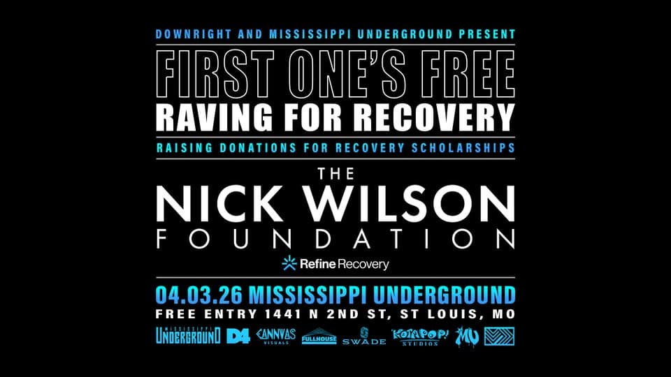 First One's Free - Raving for Recovery flyer