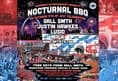 Nocturnal BBQ: An Outdoor 4th of July Celebration flyer