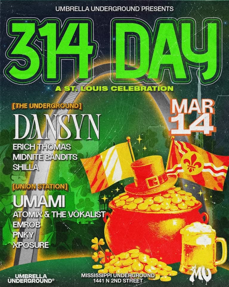 314 Day x St. Patrick's - DANSYN flyer