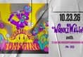 Wonkywilla: Wonking on Sunshine Tour flyer