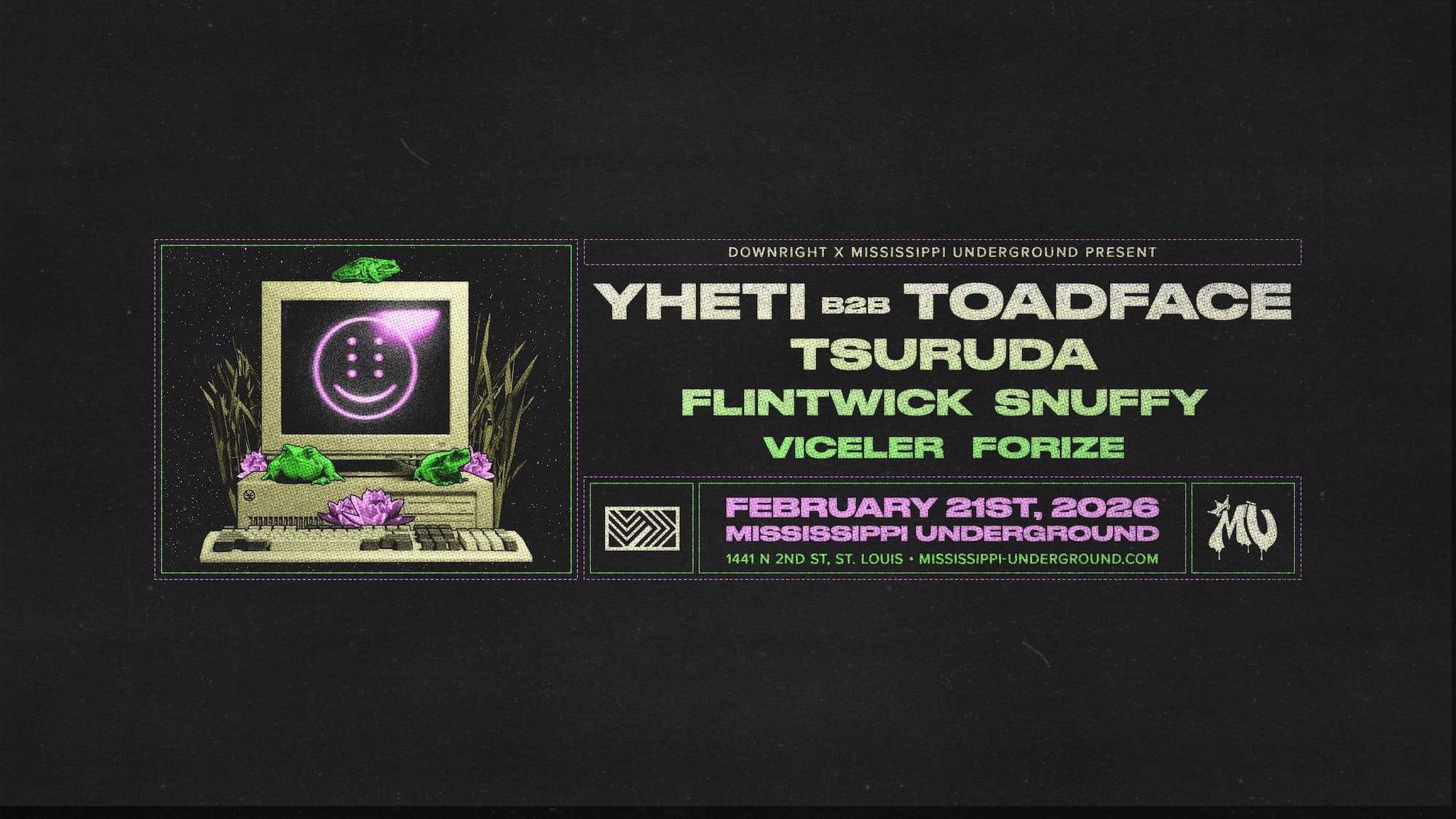 YHETI B2B TOADFACE flyer